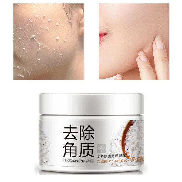 Brightening & Exfoliating Rice Body Gel (Herbal Cream) - Fashion Collection