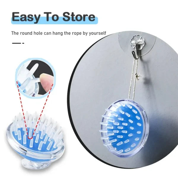 Head Scalp Massage Shampoo Brush | Silicone